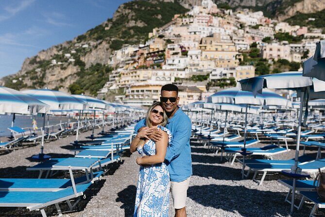 1 Hour Private Photoshoot in Positano - Beach Time for the Positano Pyramid Look (About 30 Minutes)