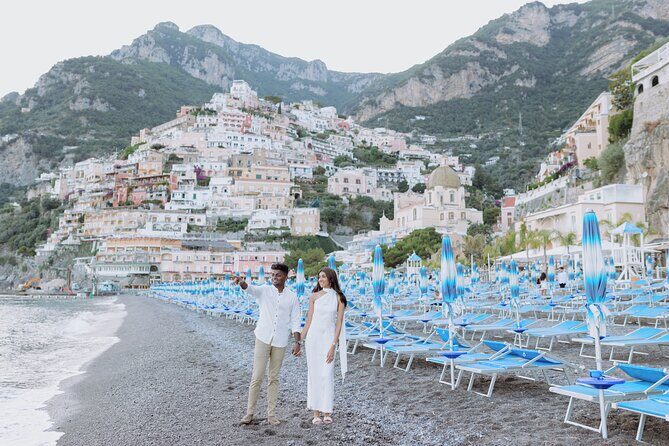 1 Hour Private Photoshoot in Positano - Maria’s Coaching Style: Comfort, Creativity, and Real Couple Energy