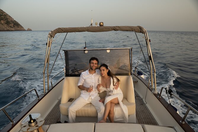 2 Hour Private Amalfi Coast Sunset Experience - Onboard vibe: music, kindness, and photo help that people remember