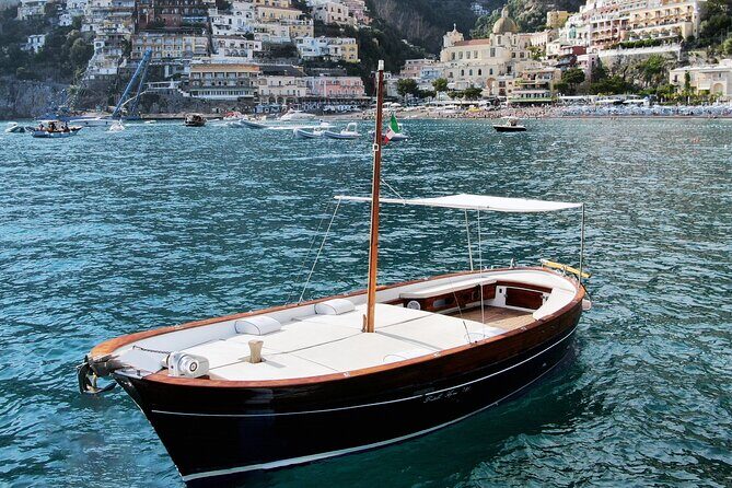 All Inclusive Private Boat Tour to the Amalfi Coast - Praiano Pirate Cave Area and the Furore Fjord Bridge Photo Moment