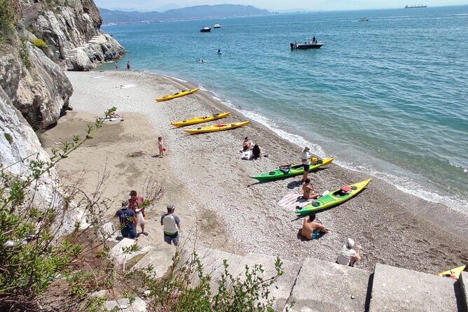 Amalfi coast 3 hr. Kayak Tour: Cruise Ship Special - The private beach break: swimming and sunbathing away from the crowds