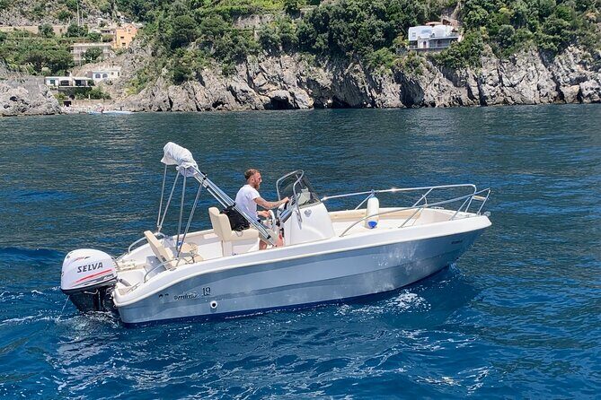 Amalfi Coast 7-hour Private Boat Rental in Maiori or Minori - Self-drive vs skipper: pick your comfort level