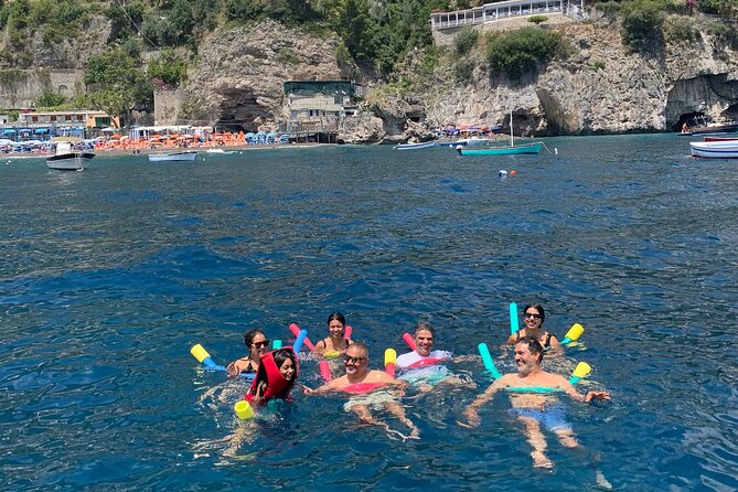 Amalfi Coast All Inclusive Premium Private Boat Tour - Stops before Amalfi (only on some departure routes): Bagni Regina Giovanna and more