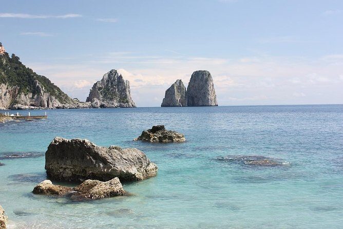 Amalfi Coast and Capri Private Boat Day Tour from Amalfi - Starting in Amalfi: Meeting Point, Mobile Ticket, and What’s Onboard