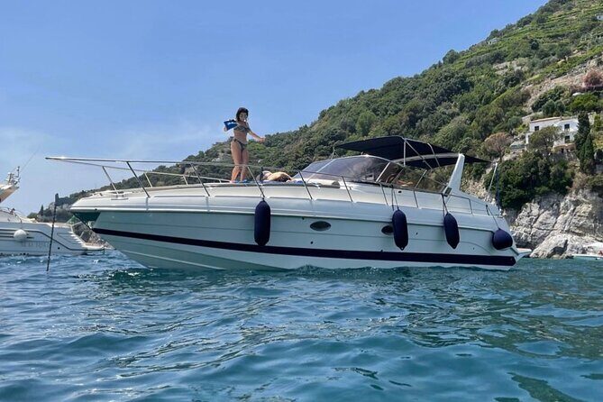 Amalfi Coast Boat Tour Small Group All Inclusive - Stop 1: Costiera Amalfitana near towns like Cetara, Maiori, Minori, Atrani, Amalfi, Praiano, and Furore