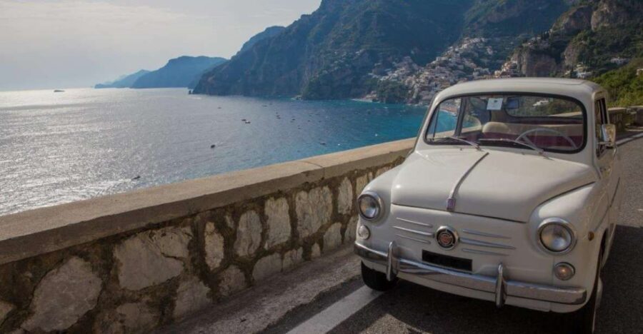 Amalfi Coast by Vintage Fiat 500 or 600 - “Stop, snap, and move”: Praiano and Fiordo di Furore photo moments