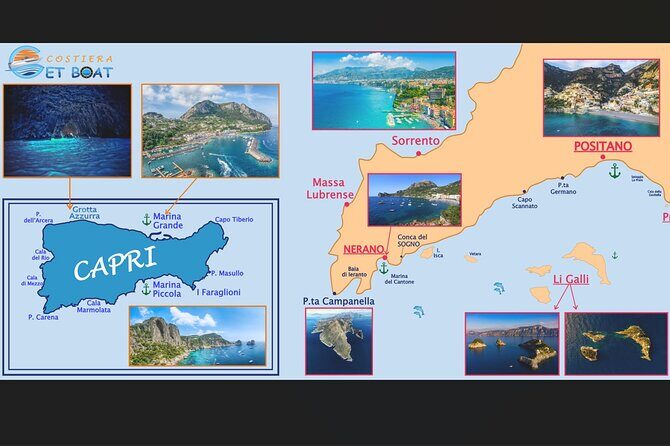 Amalfi Coast, Capri & Li Galli Islands BOAT EXCURSION - Boarding in Salerno: how the day starts