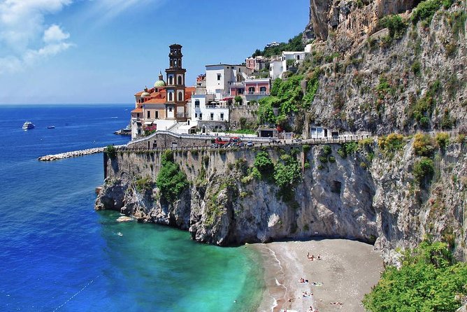 Amalfi Coast Day Trip: Sorrento, Amalfi, Positano & Ravello - Positano panoramic stops: photos first, then the Duomo area