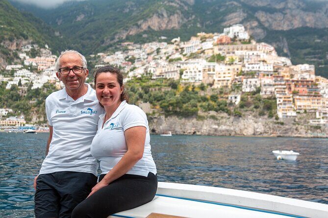 Amalfi Coast Escape with Lunch on Board, Swimming and Lots of Fun - Swim and snorkel in the coves: the highlight that resets the whole day