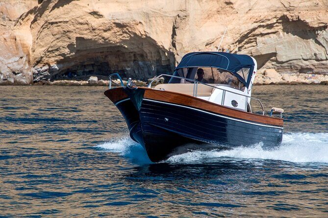 Amalfi Coast Full Day Private Boat Tour (cabin+restroom on board) - Maiori’s grottos and the shorter beach stops: Pandora, Dead Horse Beach, La Praia