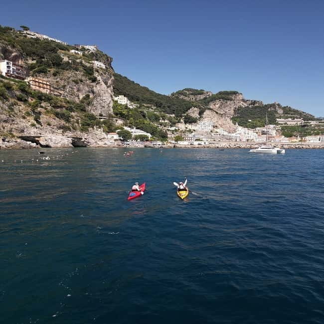 Amalfi Coast: Kayak & Snorkeling tour, sea caves and beach - Hidden beach snorkeling + sea caves, without the hassle