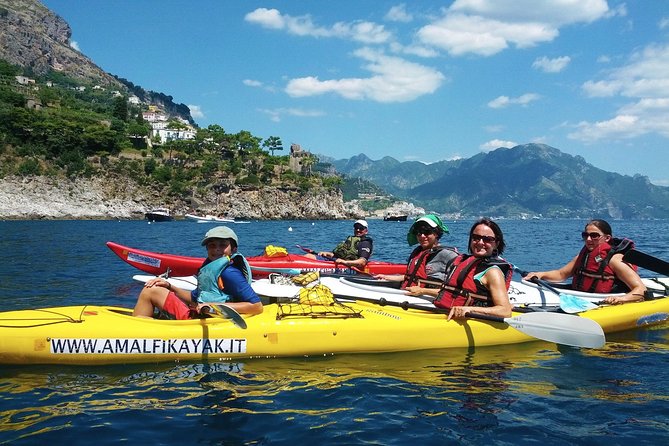 Amalfi Coast Kayak Tour: Explore Caves, Arches & Hidden Beaches - Snorkel breaks, beach time, and the little details that matter