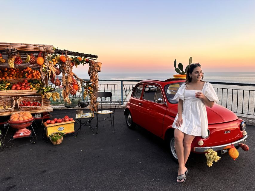 Amalfi Coast: Photo Tour with a Vintage Fiat 500 - Praiano Stops: Softer Light and Easier “Natural” Poses