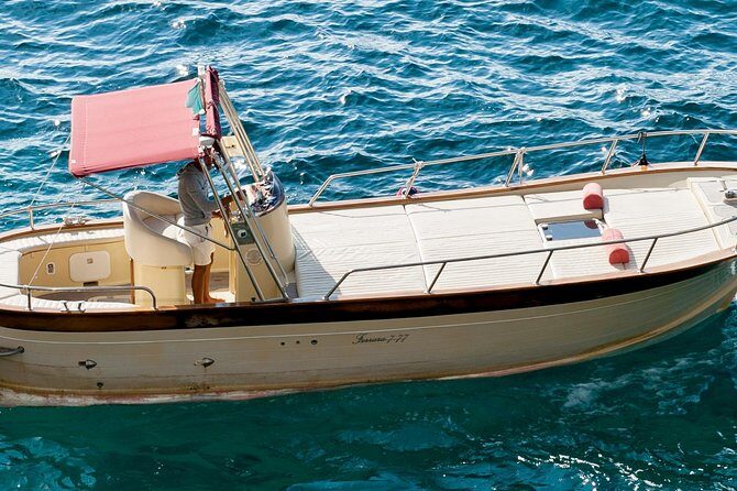 Amalfi Coast PRIVATE boat excursion from Positano - Amalfi Time on Land: Duomo, Paper Museum, Arsenal Museum, and Waterfall-Style Options