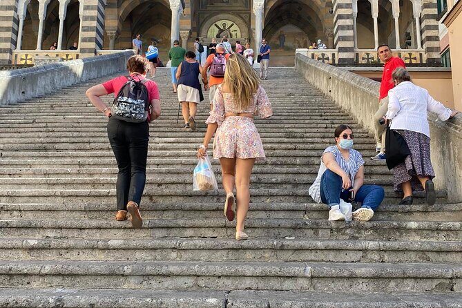 Amalfi Coast Private Day Tour with English speaking driver - Amalfi stop: port photos, Piazza Duomo, and Sant’Andrea