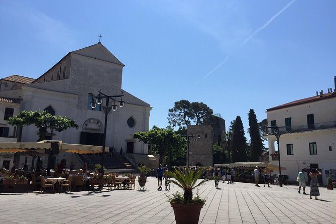 Amalfi Coast private tour from Naples Hotels or Sea Port - Stop 3: Amalfi in one hour—Piazza Flavio Gioia and Saint Andrew’s Church
