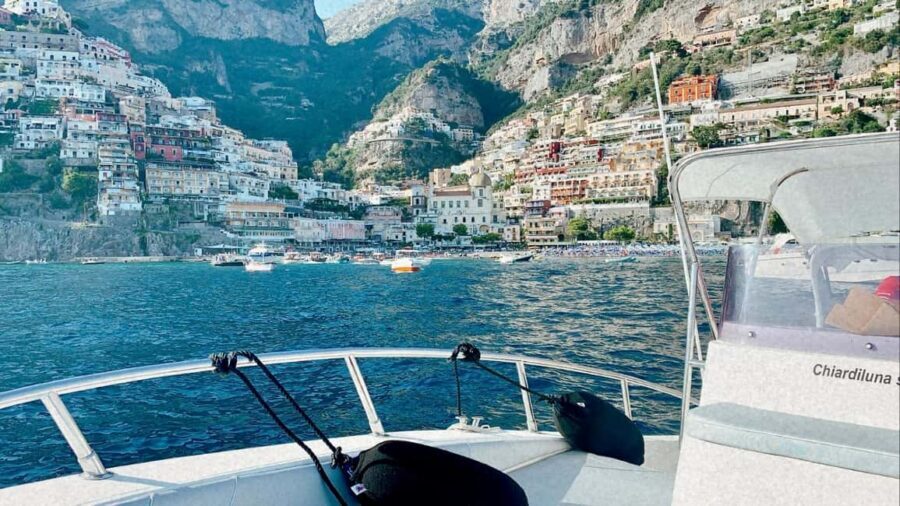 Amalfi coast small-group boat tour w/ drinks & sandwich - Amalfi’s hour on land: shopping, walking, and the big “wow” factor
