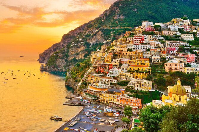 Amalfi Coast: Sunset Boat Tour with Fruit & Drinks | Small Group - Stop 2: Conca dei Marini Views and the Santa Rosa Monastery Angle