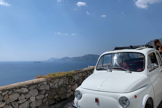 Amalfi Coast Vintage Tour. The Dolce Vita in an Original Fiat 500 - Driving stops with real flexibility: photo breaks without the stampede