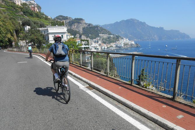 Amalfi Drive cycling tour - Fiordo di Furore Stop: A Bridge View With a Calm Beach Scene