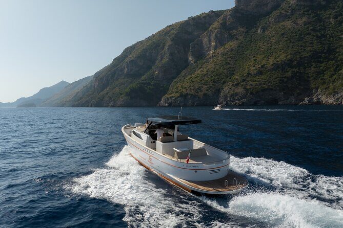 Capri and Amalfi Coast tour departing from Positano - Sail toward the Amalfi Coast: Praiano and that cliff-hugging look