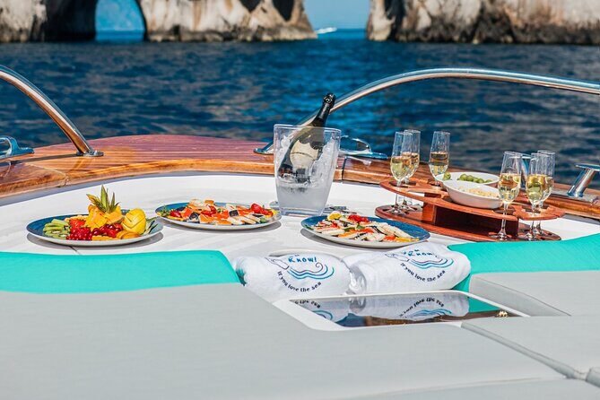 Capri Private Boat Tour from Sorrento, Positano or Naples - Swimming, Snorkeling, and the On-Board Snack Break
