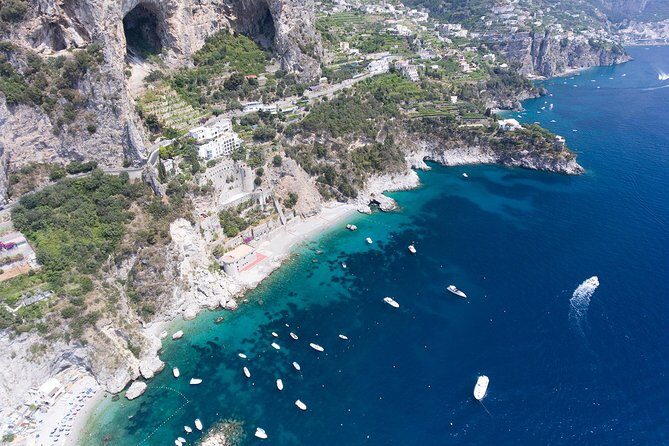 Capri to Amalfi Coast Private Boat Excursion - Swim and snorkel breaks: the included gear makes it worth it