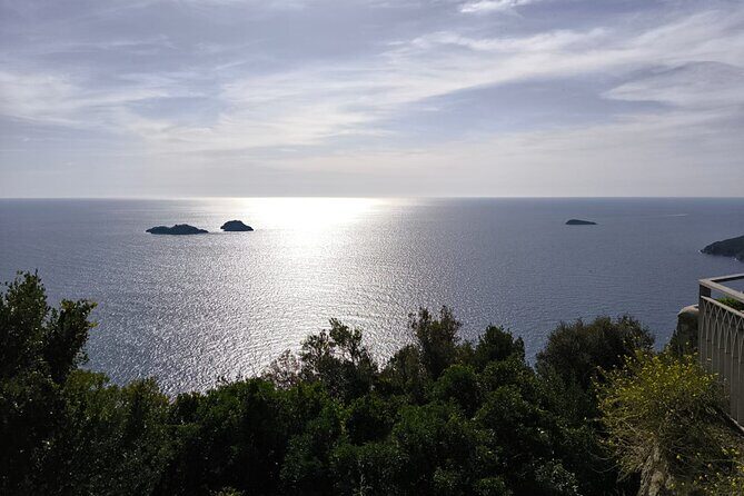 Car Tour admiring Capri and visiting Positano - Massa Lubrense: Santa Maria delle Grazie and the View Toward Capri