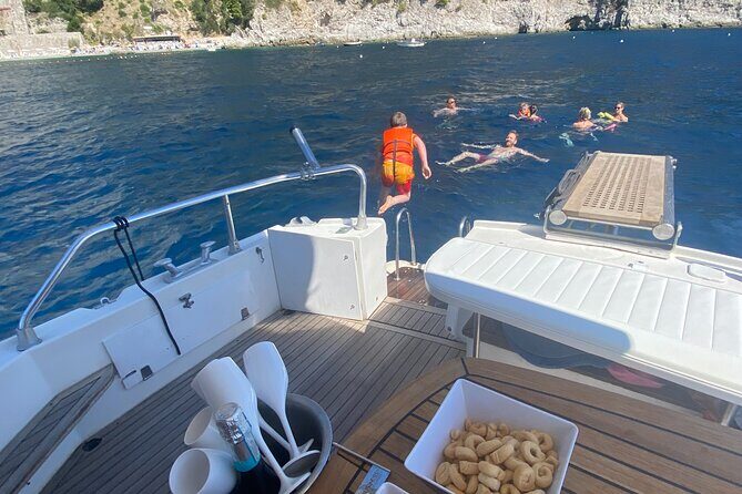 Day in Private Boat with Skipper from Salerno to Positano - Vietri ceramics stop: tiles you can spot from the coastline