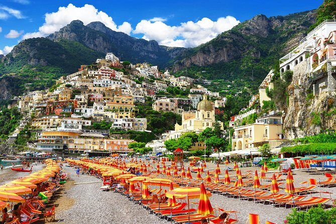 Day Trip to Amalfi Coast and Ieranto Bay in a Hybrid Eco Boat - Snacks, Caprese Lunch, Drinks, and Limoncello on the Water