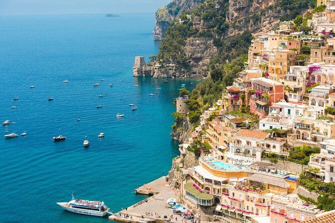 Day Trip to Pompeii, Positano and Amalfi Coast- Semi Private Tour - Amalfi Coast to Amalfi town: scenic drive, short stop reality, and traffic-proofing