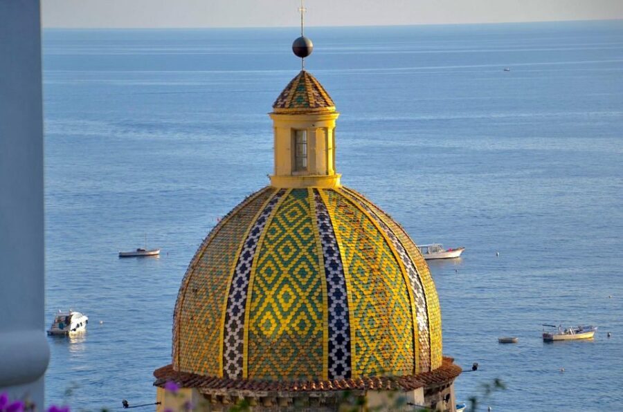 From Amalfi: 7H Amalfi Coast - Group Tour by boat - Meeting at Amalfi’s Darsena Pier: show up ready to board
