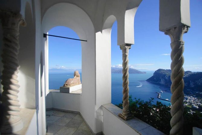 From Amalfi Coast: Capri & Anacapri guided tour by sea & by land - Capri by small boat: Faraglioni from the water, with live commentary