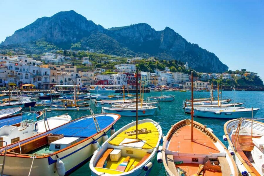 From Positano: Day trip to Capri - Group Tour by boat - Boarding Positano Boats: small group, big views