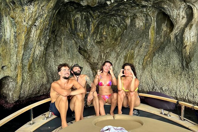 From Positano : Elite Capri Boat Day Free Bar, Brunch & City Walk - Blue Grotto and the cave circuit: what you’re really buying