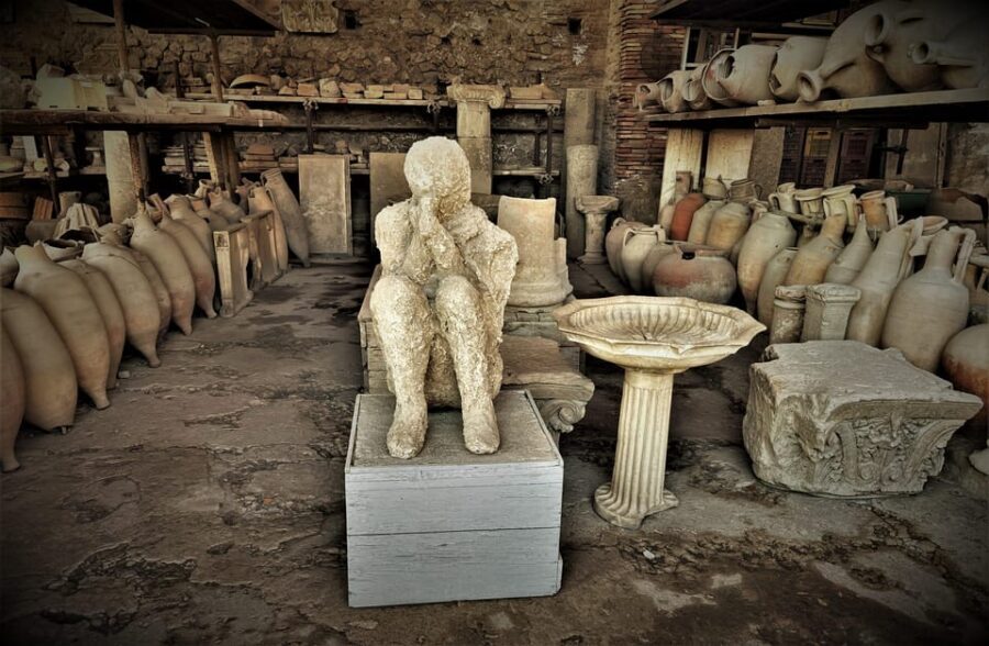 From Positano: Pompeii & Wine Tasting with Lunch - Pickup from Positano or Praiano: timing and comfort