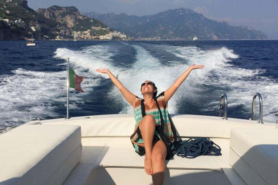 From Positano: Private Boat Tour to Capri or Amalfi - Lunch on the water: a real meal, not a snack stop
