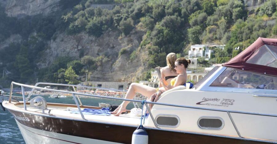 From Positano: Sorrento Coast & Capri Full-Day Trip by Boat - Capri from the sea: caves, Arco Naturale, and Casa Malaparte