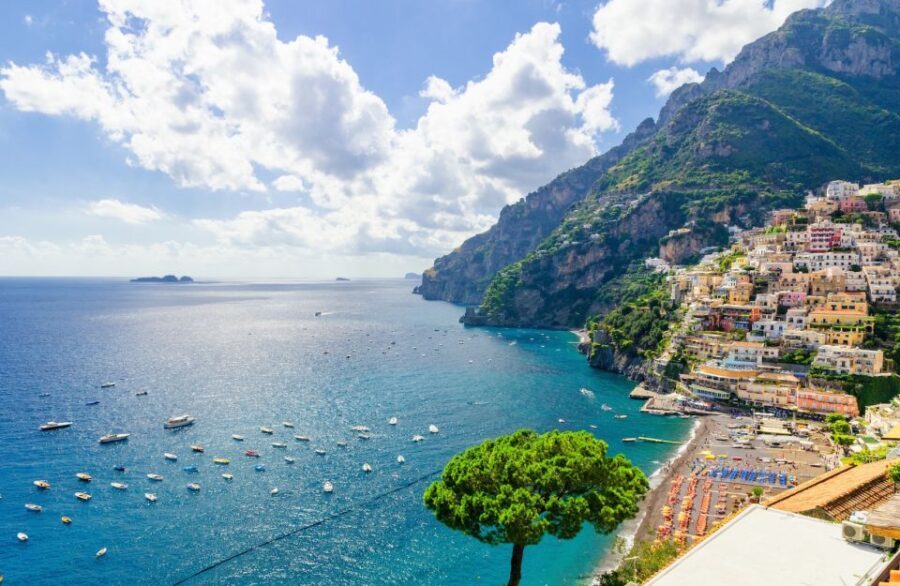 From Praiano: Amalfi Coast Guided Private Cruise with Drinks - Grotta Pandora and sea caves: the limestone world that keeps repeating