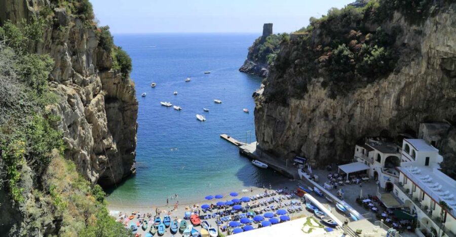 From Praiano: Amalfi Coast Guided Private Cruise with Drinks - Meeting at Marina di Praia (and how to set your day up)