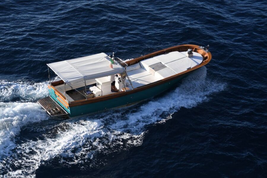 From Praiano or Positano: Full-Day Boat Tour to Amalfi Coast - Conca dei Marini and the Emerald Grotto bet (optional)