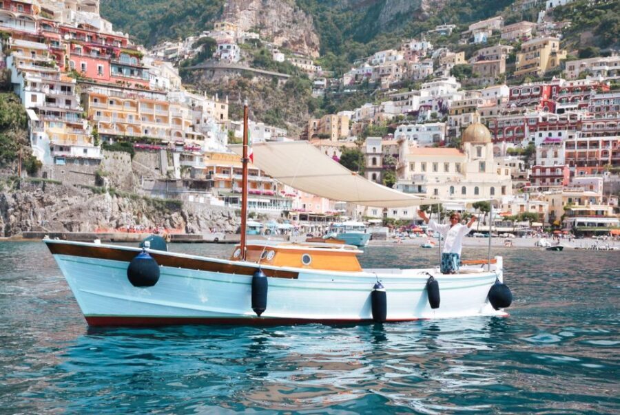 From Praiano or Positano: Full-Day Boat Tour to Amalfi Coast - Aperitif on board: Prosecco and limoncello without the post-swim chaos