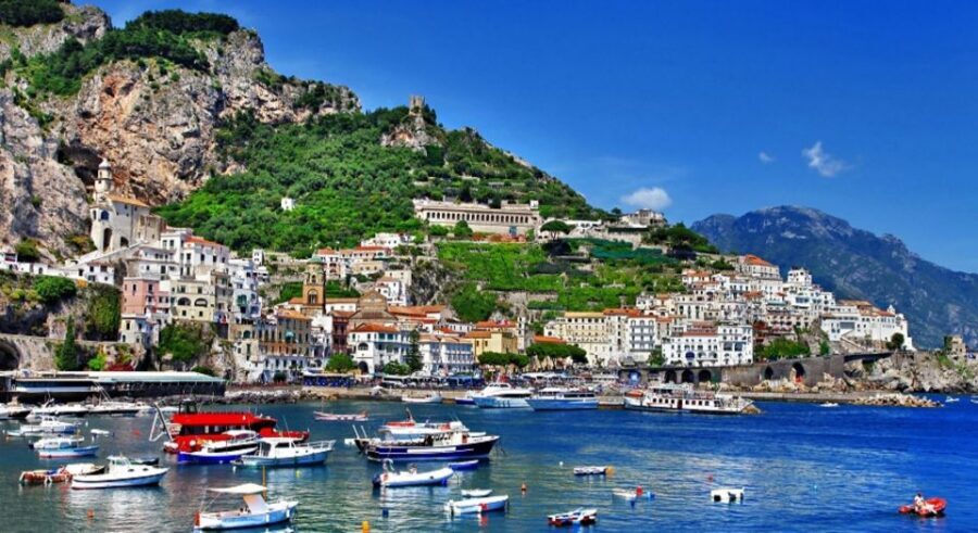 From Rome: Discover Amalfi Coast and Pompeii, Full Day Tour - Amalfi town stop: coffee, quick sights, and a slower pace