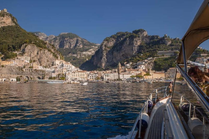 From Sorrento: Amalfi Coast Small Group Boat Day Tour - The route along the Amalfi Coast: Punta Campanella and the scenery between towns