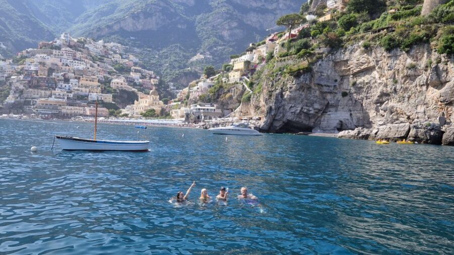 From Sorrento-Capri or Positano: Capri & Positano Boat Tour - Positano free time (1.5 hours): color, stairs, and quick shopping
