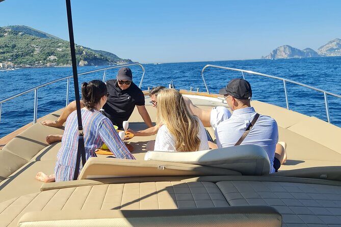 From Sorrento: Capri & Positano Private Boat VIP Tour - Blue Grotto: optional, ticket extra, and weather decides