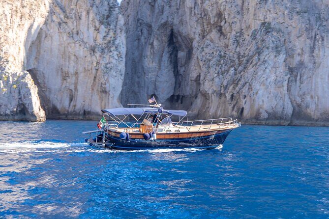 From Sorrento: Capri & Positano Private Boat VIP Tour - Li Galli swim stop: short stop, big legend