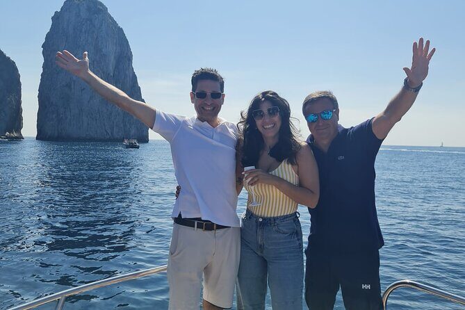 From Sorrento or Positano: Capri Island Private Boat VIP Tour - Faraglioni and White Grotta: how to make the most of the short stops