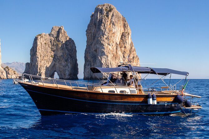 From Sorrento or Positano: Capri Island Private Boat VIP Tour - Swim and snorkel from the boat: the best included perk