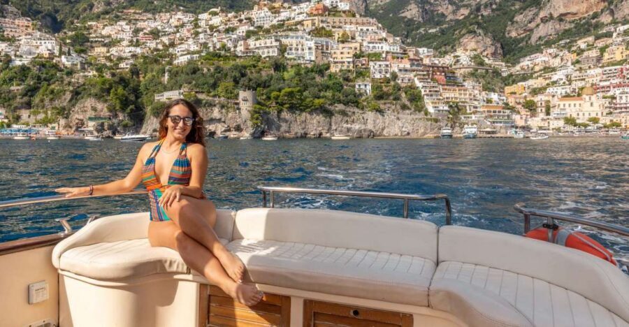From Sorrento: Positano and Amalfi Coast Private Day Cruise - Baths of Queen Giovanna and Punta Campanella Marine Reserve